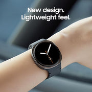 Samsung Galaxy Watch 8 40mm Bluetooth Smartwatch, Cushion Design, Quick Button, Sleep Coaching, Now Bar, Running Coach, Energy Score, Graphite [US Version, Amazon Exclusive 2Yr Warranty]