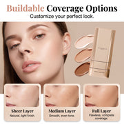 🔥HOT SALE⚡Double-Ended Flawless Finish Foundation Stick