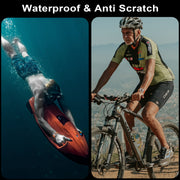WSKEN for Apple Watch Ultra 4/3/2/1 Screen Protector - Touch Sensitive | Keep Original, Titanium Alloy Frame + 9H Tempered Glass, Lightweight Protective Glass Film for iwatch Ultra 4/3/2/1 49mm