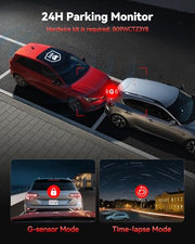 REDTIGER F7NP 4K Dash Cam Front Rear, STARVIS 2 Sensor, Free Card Included | 5.8GHz WiFi-20MB/s Download, WDR Night Vision, Wide Angle, G-sensor Incident Detection, 24H Parking Mode(Hardwire kit needed)