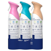 Febreze Air Mist, Air Freshener, Odor Fighting Room Spray, Deodorizer for Home Bathroom Kitchen Office Apartment, Soothe & Restore, Refresh & Energize, Romance & Desire Variety Pack, 8.1oz (Pack of 3)