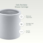 Aquabliss SFC100 Daily Revitalize Filter Cartridge | Vitamin C shower filter cartridge, vitamins and minerals infusion, softer-feeling skin, healthier hair, SFC100
