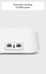 Amazon eero 7 dual-band mesh Wi-Fi 7 router (newest model) - Supports internet plans up to 2.5 Gbps, Coverage up to 2,000 sq. ft., 1-pack