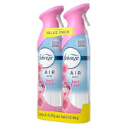 Febreze Air Mist, Air Freshener Spray, Odor Fighting Room Spray, Deodorizer for Home Bathroom Kitchen Office Apartment Dorm Room Classroom, Downy April Fresh Scent, 8.1oz (Pack of 2)
