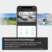 Tapo MagCam 2K+ Security Camera Wireless Outdoor, Battery Powered, C425 | 2026 Wirecutter Best Outdoor Security Camera&PCMag Editors' Choice, Subscription-Free Storage/Cloud, Person/Vehicle Detection