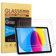 SPARIN 2 Screen Protector for iPad A16 /10th Gen 2025/2022, [11’’/10.9’’] | 2 Pack for iPad 11th/10th Gen, Tempered Glass, Case Friendly, Anti-Scratch, Touch Sensitive, Apple Pencil Compatible