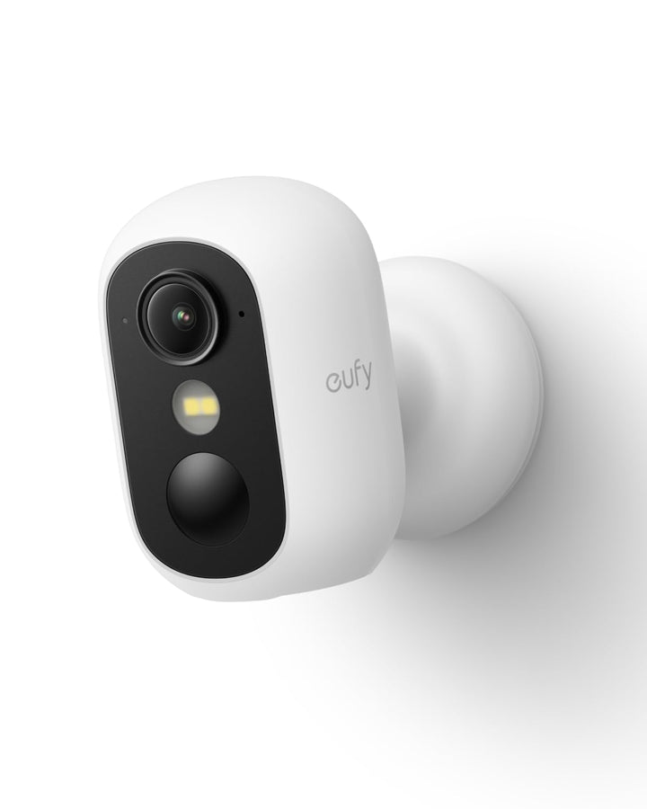 eufy Security eufyCam C35, Wireless Security Camera, Outdoor and Indoor | Magnetic Mount, Color Night Vision, Local Storage, No Monthly Fee, IP67, Supports Solar Panel, White