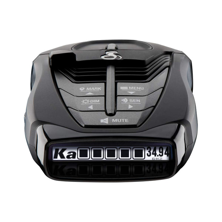 Cobra RAD 480i Laser Radar Detector, Long Range Detection, Bluetooth, Black | Apple CarPlay and Android Auto Compatible, LaserEye Front and Rear Detection, Digital Signal Processing