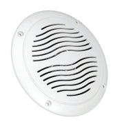 Magnadyne 5-inch Water Resistant Outdoor Speakers, Dual Cone, 25W Peak Power, Marine and RV Compatible (White)