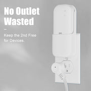 Outlet Wall Mount for Blink Sync Module Core, 2-in-1 Charging Station(Mount & Charger) - Space-Saving Bracket for Blink Security Camera, Easy Installation & Flexible Placement