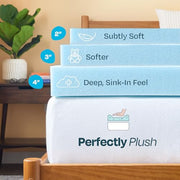 Linenspa 2 Inch Gel Memory Foam Mattress Topper, Plush, Cooling, Queen Size | CertiPUR-US certified, Cooling gel infusion, Plush pressure relief, Fits under standard fitted sheets, Expands in 24-48 hrs