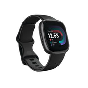 Google Fitbit Versa 4 Fitness Smartwatch, 24/7 Heart Rate - Black/Graphite | Daily Readiness, 3-month Google Health Premium Membership included, GPS, 40+ exercise modes, sleep tracking