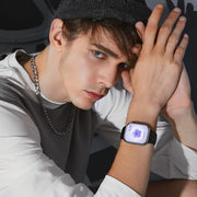 Sport Silicone Band Compatible with Apple Watch Bands for Women Men | 40mm 38mm 41mm 44mm 45mm 42mm 46mm 49mm Soft Waterproof Sport Strap for iWatch Bands Series 12 10 11 9 8 7 6 5 4 3 2 SE Ultra