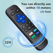(Pack of 2) Replacement Remote Control Compatible for Roku TV,for TCL Roku/for Hisense Roku/for Onn Roku(Not for Roku Stick,Box and Players)