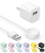 Fast Charger for Apple Watch Charger, 3.3FT USB A iWatch Charger, White | Fast Charging Magnetic Wall Plug/Charger Block Portable Travel Essentials Series 11/10/9/8/7/6/5/4/3/2/1/SE/SE2/SE3