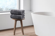 Tens Towels 4 Piece Extra Large Bath Towels 30 x 60 Inches, Dark Grey | 100% Cotton, Larger & Lighter Weight, Quicker to Dry, Super Soft and Absorbent, Perfect for Bathroom