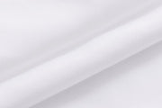N&Y HOME Fabric Shower Curtain Liner with Magnets Standard Size, White | Hotel Quality, 12 Button Holes, Machine Washable, Water Repellent Cloth Shower Curtain with Magnets for Bathroom