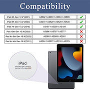 Soke Case for iPad 9th/8th/7th Generation 10.2-Inch - Black | Built-in Screen Protector and Kickstand, Rugged Full Body Protective Cover for Apple iPad Gen 9/8/7 2021/2020/2019