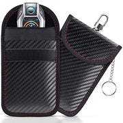 lanpard Faraday Pouch for Car Keys, Faraday Bag, Car RFID Signal Blocking Holder, Key Fob Protector, Key fob cage Block Signal Anti-Theft Fob Case (2 Pack)