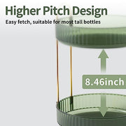 Asayuee 360 Rotating Makeup Organizer for Vanity,2 Tier Large Capacity Skincare Organizers,Bathroom Counter Organizer, Spinning Perfume Organizer & Vanity Organizer (Green-2 Tier)