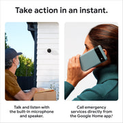 Google Nest Cam Outdoor or Indoor, Battery - Wireless Security Camera | Home security camera, built-in intelligent alerts, 1080p HDR video, works with Google Home and Alexa