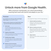 Google Fitbit Charge 6 - Fitness Tracker - Obsidian/Black | Google apps, heart rate on exercise equipment, 3-month Google Health Premium membership included, small and large bands