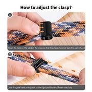 Magnetic Braided Sport Loop Compatible with Apple Watch Bands for Women Men | 38mm 40mm 41mm 42mm 44mm 45mm 46mm 49mm,Stretchy Breathable Nylon Strap for iWatch Series 12 11 10 9 8 7 6 5 4 3 2 1 SE Ultra