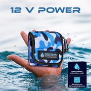Nocqua Pro Power Kit - 12 Volt Lithium Battery with Charger - 10Ah | Battery Kit for GPS, Fish Finders & Depth Finders, Compact & Portable Kayak Battery Power for Marine Adventure & Kayaks