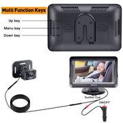 DoHonest Baby Car Camera HD 1080P: Rear Facing Car Baby Monitor Clear Image | Crystal Night Vision, Adjustable View Angle, Easy Setup, Anti-Glare Display, Safety for Kids & Infants