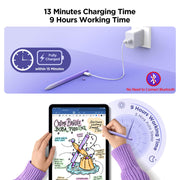 DEGGE Stylus Pen for iPad 2018-2026, 15Mins Fast Charge for Apple Pencil