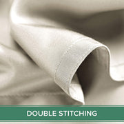 Pure Bamboo King Sheets, Genuine 100% Organic Viscose Derived from Bamboo Bed Sheet Set, Luxuriously Soft & Cooling, Double Stitching, 2 Year Quality Promise (King, Ivory)
