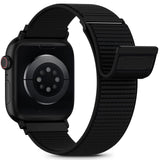 Nylon Loop Sport Band Compatible with Apple Watch Bands 44mm 45mm 46mm 49mm 42mm for Women Men, iWatch Wrist Straps for Ultra 4 3 2, Se, Series 12 11 10 9 8 7, Breathable, Soft Band Ideal for Outdoor