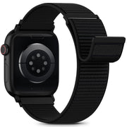 Nylon Loop Sport Band Compatible with Apple Watch Bands 44mm 45mm 46mm 49mm 42mm for Women Men, iWatch Wrist Straps for Ultra 4 3 2, Se, Series 12 11 10 9 8 7, Breathable, Soft Band Ideal for Outdoor