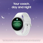 Samsung Galaxy Watch 8 40mm Bluetooth Smartwatch, Cushion Design, Quick Button, Sleep Coaching, Now Bar, Running Coach, Energy Score, Graphite [US Version, Amazon Exclusive 2Yr Warranty]
