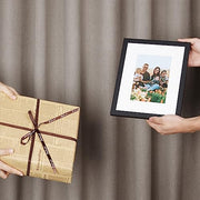 upsimples 8x10 Picture Frames, Gallery Wall Frames Set of 5, Black | Photo Frame Collage Wall Decor, 8 x 10 Frame, 5x7 Frame with Mat for Family, Baby, Hallway, Christmas