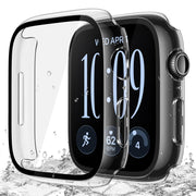 Misxi 2-Pack Hard Case for 46mm Apple Watch Series 12 (2026) | Cover with 9H Tempered Glass Screen Protector for 12, Ultra-Thin Anti-Fall Protection Anti-Scratch, Crystal Transparent