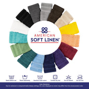 American Soft Linen 100% Cotton Luxury Turkish Towels, 4 PC Bath Towel Set | Soft Absorbent Quick Dry OEKO Tex Standard 100 Certificated Durable Machine Washable Premium Hotel Quality